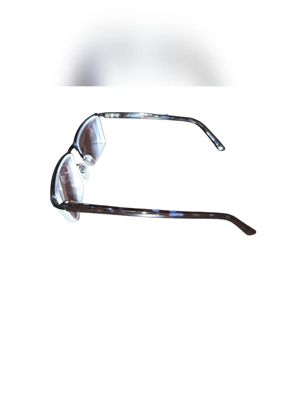 BULOVA DANZIG NAVY AUTHENTIC FRAMES EYEGLASSES 54[]17 140 Case & Cleaning Cloth